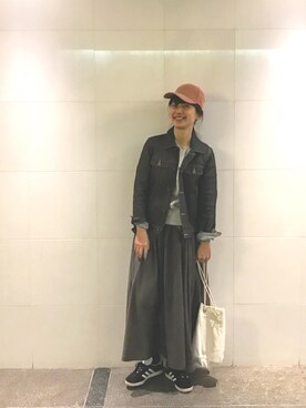 Kazumiさんの「サニークラウズ　ｋａｚｕｍｉと作った巾着バッグ」を使ったコーディネート