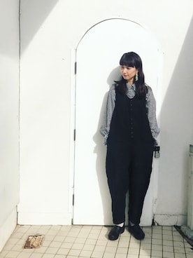 「dansko（ダンスコ）のアイテム（シューズ）」を使った、Kazumiさん（レディース・165cm）の冬コーディネート