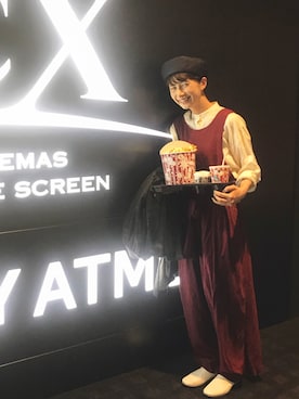「Steven Alan（スティーブンアラン）のアイテム（ハンチング/ベレー帽）」を使った、Kazumiさん（レディース・165cm）の春コーディネート