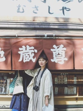 「a koloni（コロニー）のアイテム」を使った、Kazumiさん（レディース・165cm）の春コーディネート