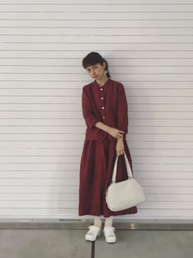 「dansko（ダンスコ）のアイテム（シューズ）」を使った、Kazumiさん（レディース・165cm）の春コーディネート