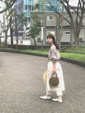 「a koloni（コロニー）のアイテム」を使った、Kazumiさん（レディース・165cm）の春コーディネート