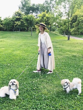 「alacrity（アラクリティー）のアイテム」を使った、Kazumiさん（レディース・165cm）の春コーディネート