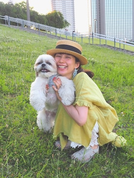 「a koloni（コロニー）のアイテム」を使った、Kazumiさん（レディース・165cm）の夏コーディネート