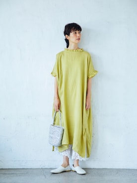 「a koloni（コロニー）のアイテム」を使った、Kazumiさん（レディース・165cm）の夏コーディネート