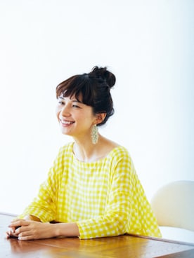 「片耳ピアス」｜Kazumiさん（レディース・165cm）の夏コーディネート
