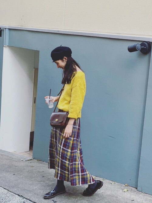 Kazumi使用「ikkuna / suzuki takayuki（knitted pullover／ニットプルオーバー）」的時尚穿搭