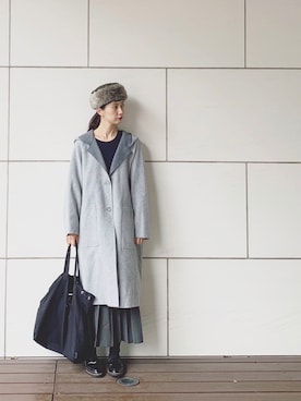 「Johnbull Private labo（ジョンブルプライベートラボ）のアイテム（ジャケット/アウター）」を使った、Kazumiさん（レディース・165cm）の秋コーディネート