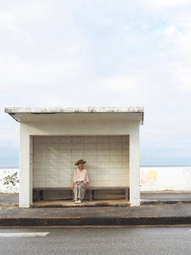 「a koloni（コロニー）のアイテム」を使った、Kazumiさん（レディース・165cm）の冬コーディネート