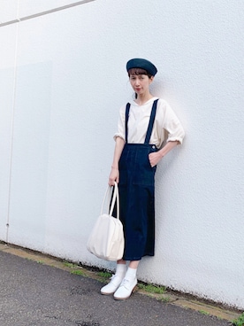 Kazumiさんの「＜Steven Alan＞BLADE BERET/ﾍﾞﾚｰ帽」を使ったコーディネート