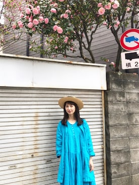 「a koloni（コロニー）のアイテム」を使った、Kazumiさん（レディース・165cm）の春コーディネート