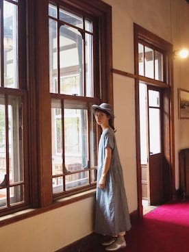 「a koloni（コロニー）のアイテム」を使った、Kazumiさん（レディース・165cm）の春コーディネート