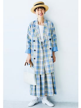 Kazumiさん（レディース・165cm）の夏コーディネート