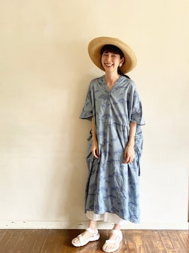 「a koloni（コロニー）のアイテム」を使った、Kazumiさん（レディース・165cm）の夏コーディネート