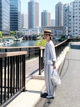 「a koloni（コロニー）のアイテム」を使った、Kazumiさん（レディース・165cm）の夏コーディネート
