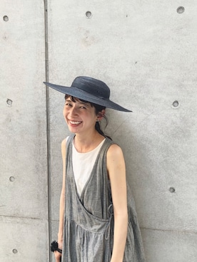 「glaz（グラズ）のアイテム」を使った、Kazumiさん（レディース・165cm）の夏コーディネート