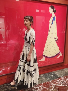BLACK CRANE/ブラック・クレーン】PLEATED DRESS：ワンピース#を