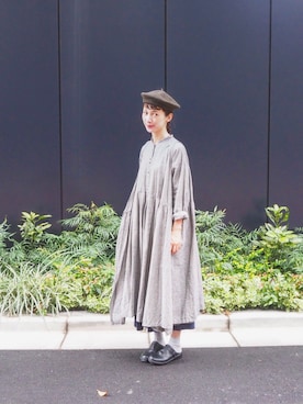「DRAGON（ドラゴン）のアイテム」を使った、Kazumiさん（レディース・165cm）の秋コーディネート