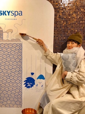 「PUAL CE CIN（ピュアルセシン）のアイテム（ワンピース/ドレス）」を使った、Kazumiさん（レディース・165cm）の冬コーディネート