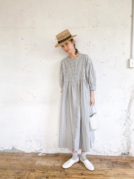「TSUHARU by Samansa Mos2（ツハルバイサマンサモスモス）のアイテム」を使った、Kazumiさん（レディース・165cm）の春コーディネート