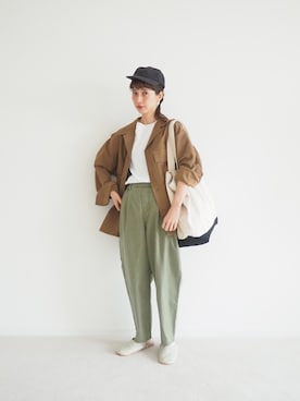 Kazumiさん（レディース・165cm）の春コーディネート