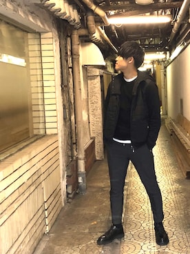 「HUGO BOSS（ヒューゴボス）のアイテム（ジャケット/アウター）」を使った、ざぶさん（メンズ・177cm）の冬コーディネート