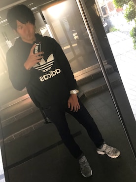 「アイテム（ピアス（両耳用））」を使った、べぇさん（メンズ・179cm・20代）の秋コーディネート