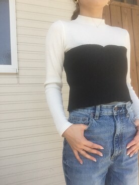 「GRL（グレイル）のアイテム（ピアス（両耳用））」を使った、okonomiyaki ◡̈さん（レディース・148cm）の春コーディネート