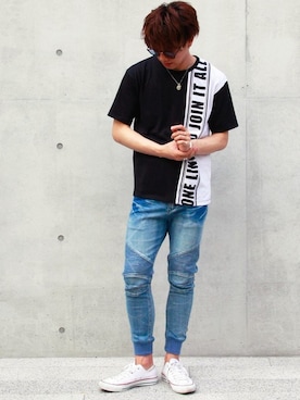 「ジョガーパンツ」｜keitoさん（メンズ・175cm）の春コーディネート