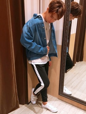 「ジョガーパンツ」｜keitoさん（メンズ・175cm）の夏コーディネート