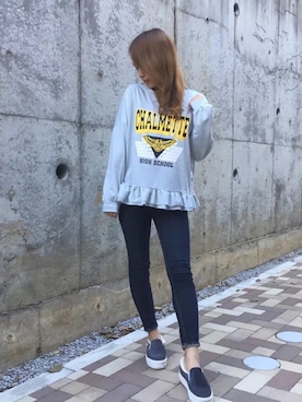 「HONEY（ハニー）のアイテム」を使った、honey_ officialさん（レディース・157cm）の冬コーディネート