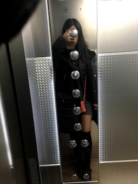 「フユコーデ」｜「アイテム（その他）」を使った、Esther Anさん（レディース・159cm）の冬コーディネート