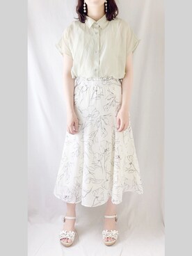雨音/amaneさん（レディース・156cm）の夏コーディネート