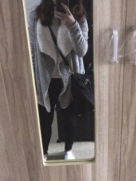 「H&M（エイチ・アンド・エム）のアイテム（カバーオール）」を使った、ANITAさん（レディース・148cm）の春コーディネート