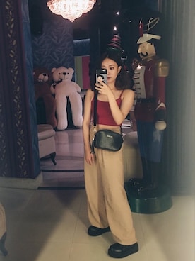 「NOのアイテム（トップス）」を使った、醇さん（レディース・153cm）の春コーディネート