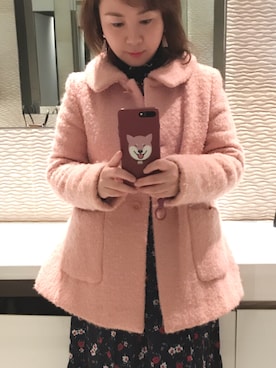 「A land（エーランド）のアイテム（ワンピース/ドレス）」を使った、Meling Lamさん（レディース・150cm）の冬コーディネート