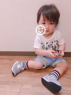 keee◡̈♥︎さん（キッズ・70cm）の秋コーディネート