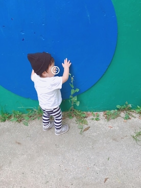 keee◡̈♥︎さん(キッズ・70cm)の秋コーディネート