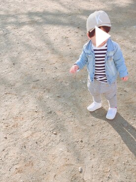 keee◡̈♥︎さん（キッズ・80cm）の春コーディネート