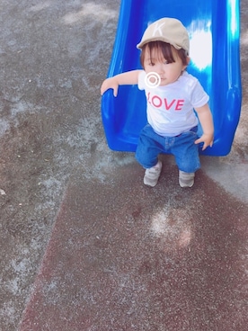 keee◡̈♥︎さん（キッズ・80cm）の春コーディネート