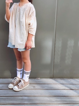 keee◡̈♥︎さん(キッズ・123cm)の秋コーディネート