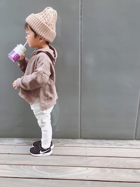 keee◡̈♥︎さん（キッズ・90cm）の冬コーディネート