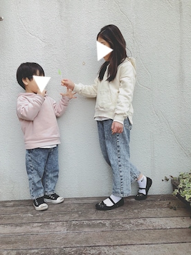 keee◡̈♥︎さん(キッズ・125cm)の春コーディネート