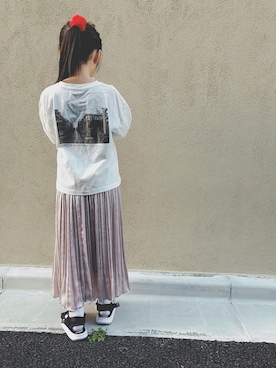 keee◡̈♥︎さん（キッズ・125cm）の春コーディネート