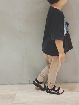 keee◡̈♥︎さん（キッズ・100cm）の夏コーディネート