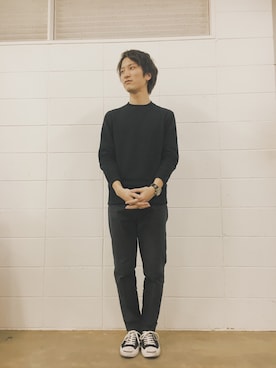 「コンバース ジャックパーセル」｜sowuさん（メンズ・173cm）の冬コーディネート