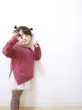 𝚎𝚖𝚖𝚊♡さん(キッズ・90cm)の秋コーディネート