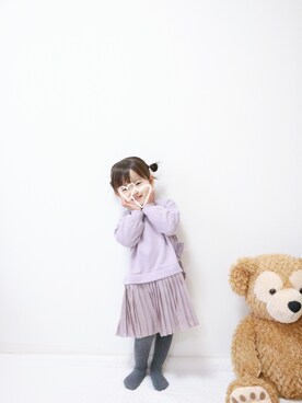 𝚎𝚖𝚖𝚊♡さん（キッズ・90cm）の冬コーディネート