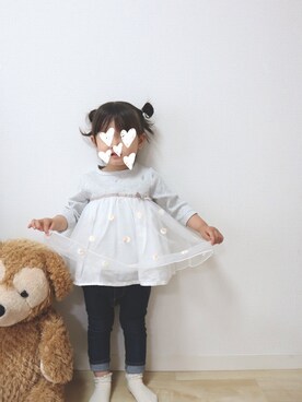 𝚎𝚖𝚖𝚊♡さん（キッズ・90cm）の春コーディネート