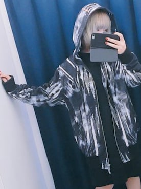 「PARADOX（パラドックス）のアイテム（ジャケット/アウター）」を使った、rinaさん（レディース・151cm）の秋コーディネート